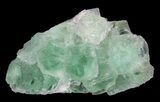 Sea Green, Fluorite on Quartz - China #32490-1